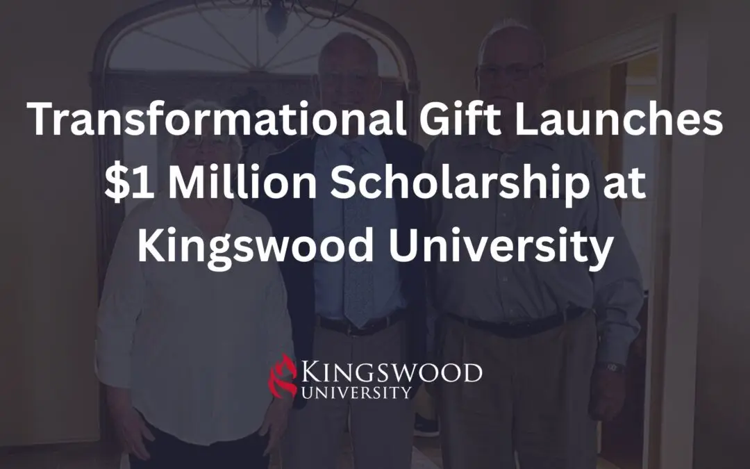 Transformational Gift Launches $1 Million Scholarship at Kingswood